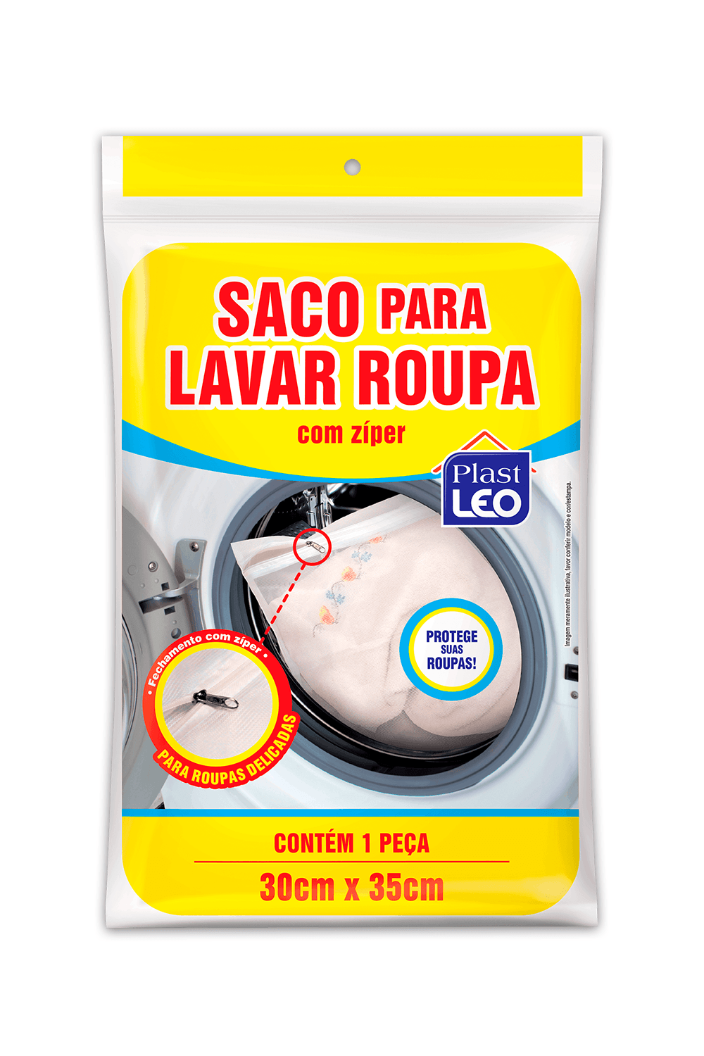 Saco p/ Lavar Roupa com Zíper