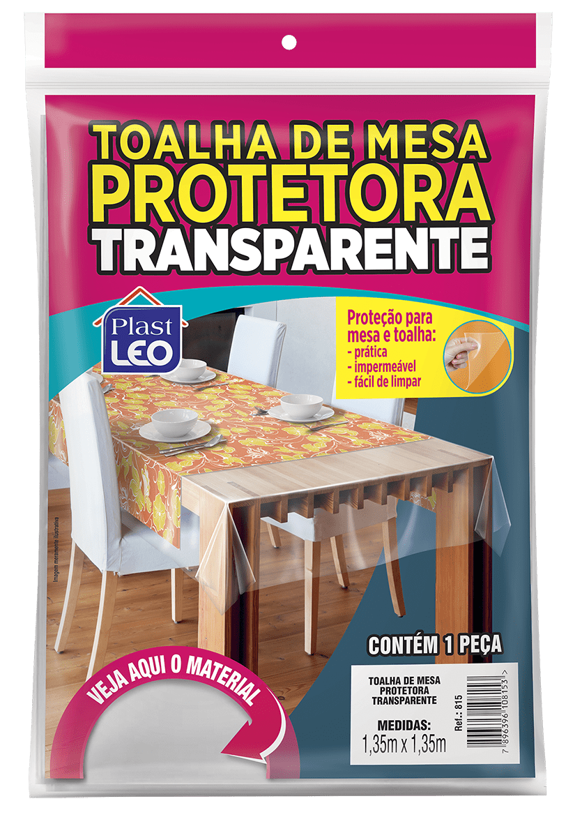 Toalha de mesa transparente